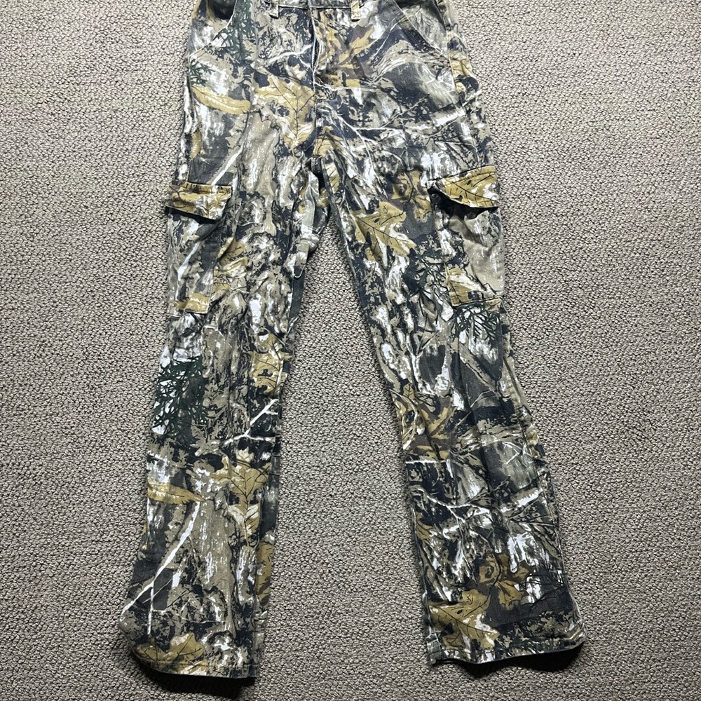 SHEIN Green and Brown Cargo Pants with Durable Fabric